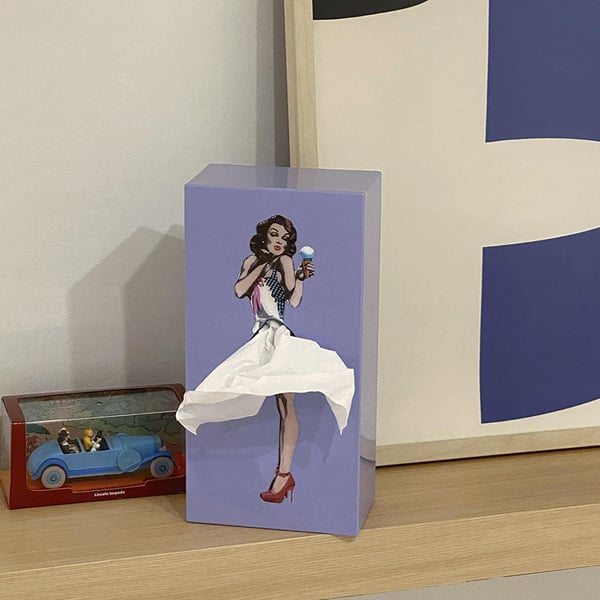 (✨Hot Sale Now)🎁 - Flying Skirt Tissue Box