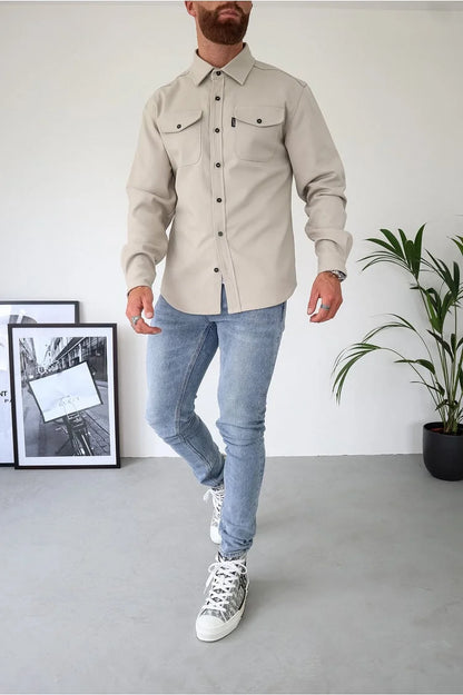 Button Down Shirt Jacket (Buy 2 Free Shipping)