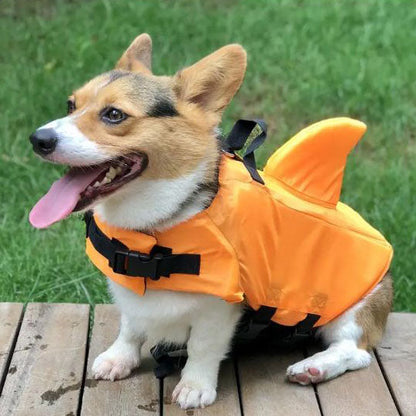 Gilet de sauvetage pour chien Shark - Gardez votre animal en sécurité et élégant dans l'eau 