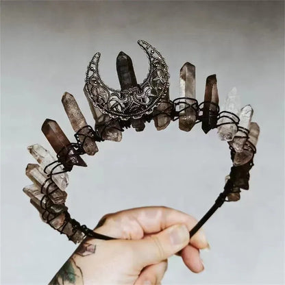 HANDMADE NATURAL CRYSTAL CROWN