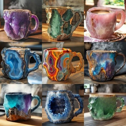 (🎁 Last day 70% OFF ) ✨️2024 New Mineral Crystal Coffee Mugs☕