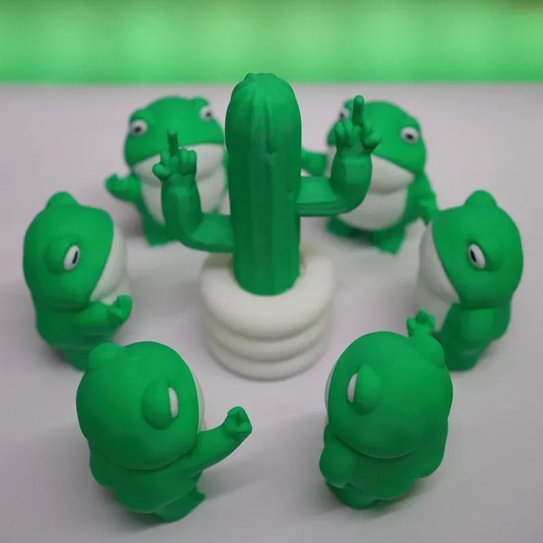 🌵🖕Fucktus - Middle Finger Cactus Figurine