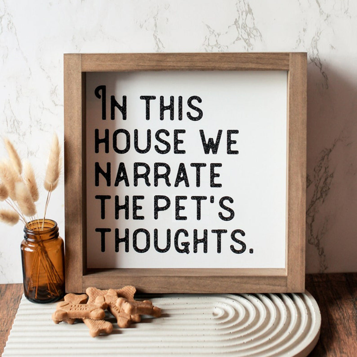 🖼️ Pet slogan home decorations