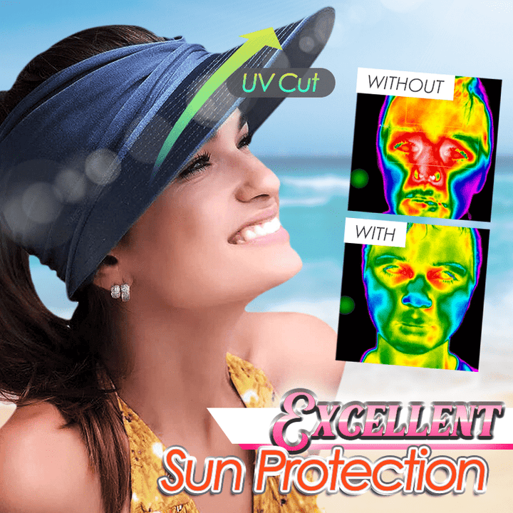 💖Year-end Promotion 70% OFF💖Summer Sun Visor Ponytail Hat