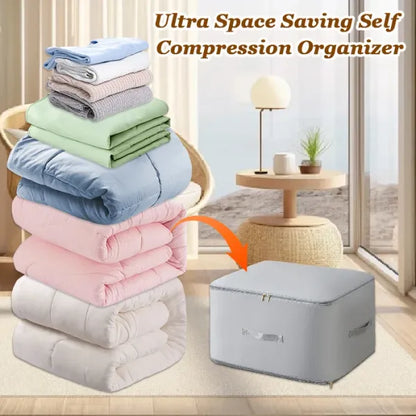 🎁 LAST DAY SALE 50% OFF 🔥 Ultra Space Saving Self Compression Organizer ✨