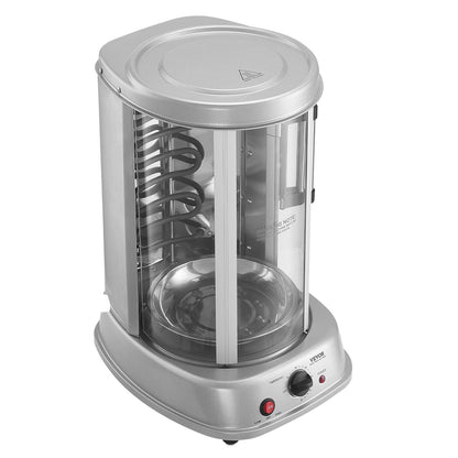 Electric stainless steel rotary barbecue grill