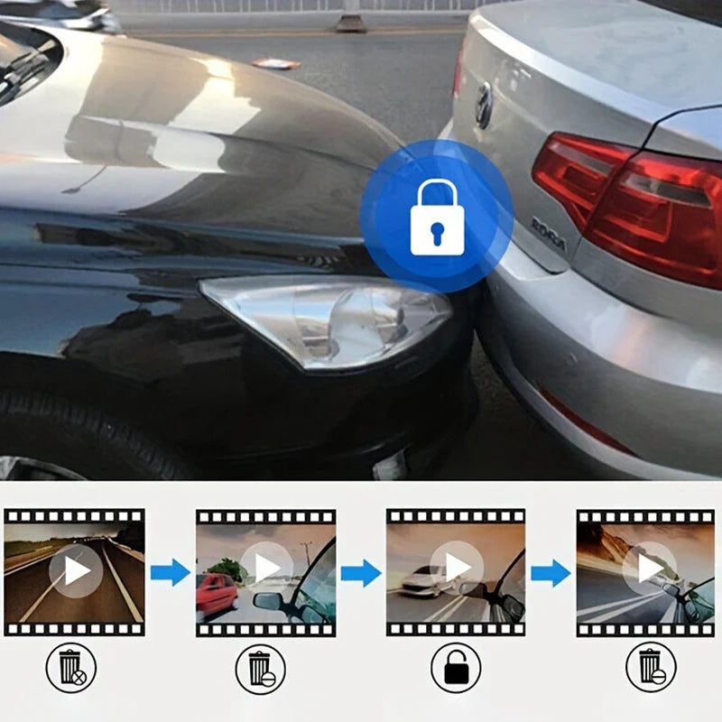 🚗📹 Drive Smarter with Our 170° Wide-Angle Dash Cam – Dual Lens, 1080p Clarity!