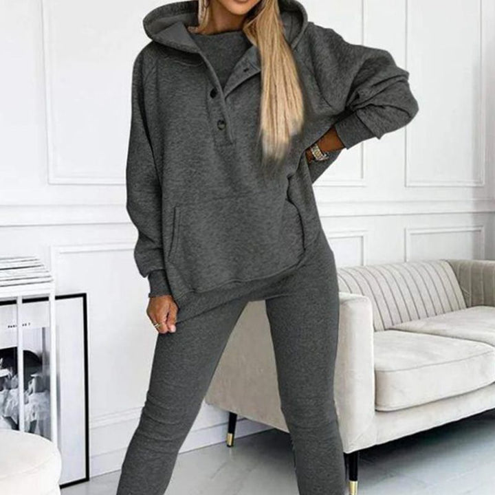 Hooded Casual and Comfortable Sweatshirt Suit 3-Piece Set (Vest + Hoodie+ Pants) 🔥Free Shipping🔥