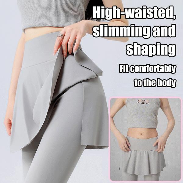 🔥LAST DAY 50% OFF ✨Hot sale🔥2024 Fake Two-piece Slimming Butt Lift Shark Pants