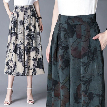 💐Women’s Elegant Chiffon Wide Leg Culottes