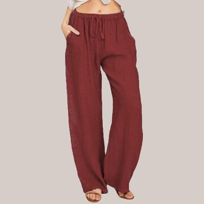 Women's Cotton Linen casual wide-leg pants (Buy 2 Free Shipping)