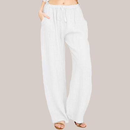 Women's Cotton Linen casual wide-leg pants (Buy 2 Free Shipping)