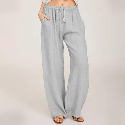 Women's Cotton Linen casual wide-leg pants (Buy 2 Free Shipping)