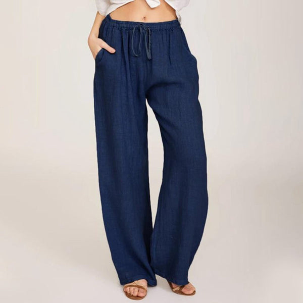 Women's Cotton Linen casual wide-leg pants (Buy 2 Free Shipping)