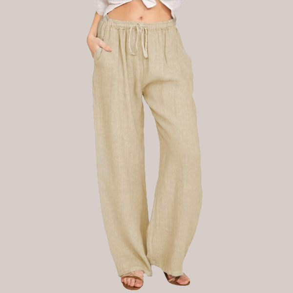 Women's Cotton Linen casual wide-leg pants (Buy 2 Free Shipping)