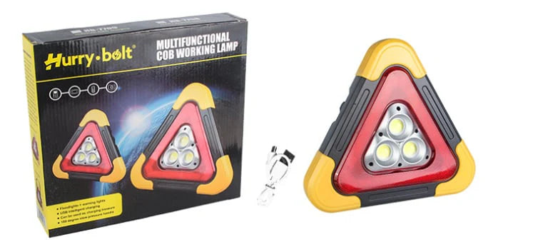 🔥2026 New Arrival🔥 3-IN-1 Solar Emergency Triangle Warning Light at the Roadside