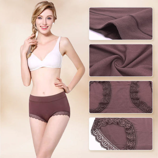 Women's Lace Stretchy Breathable Plus Size Panties