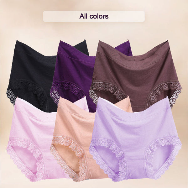 Women's Lace Stretchy Breathable Plus Size Panties