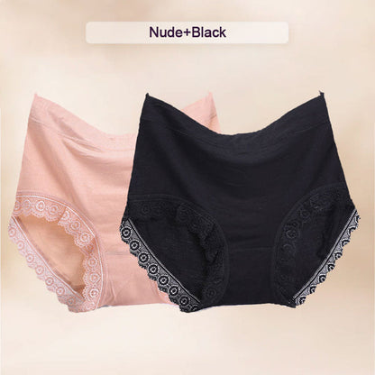 Women's Lace Stretchy Breathable Plus Size Panties