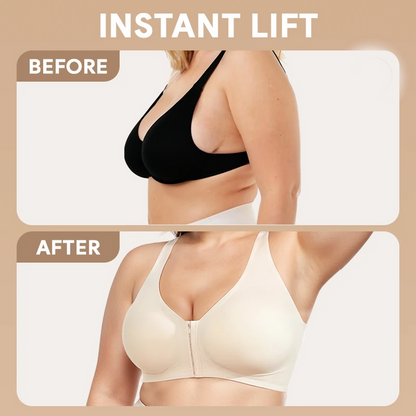 Seamless Front Closure Cross Shaping Bra