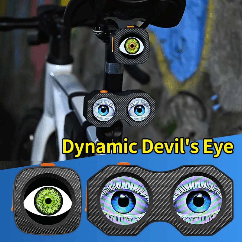 🔥New Year's Special Offer:50% OFF🎉Dynamic Devil's Eye Bicycle Taillight