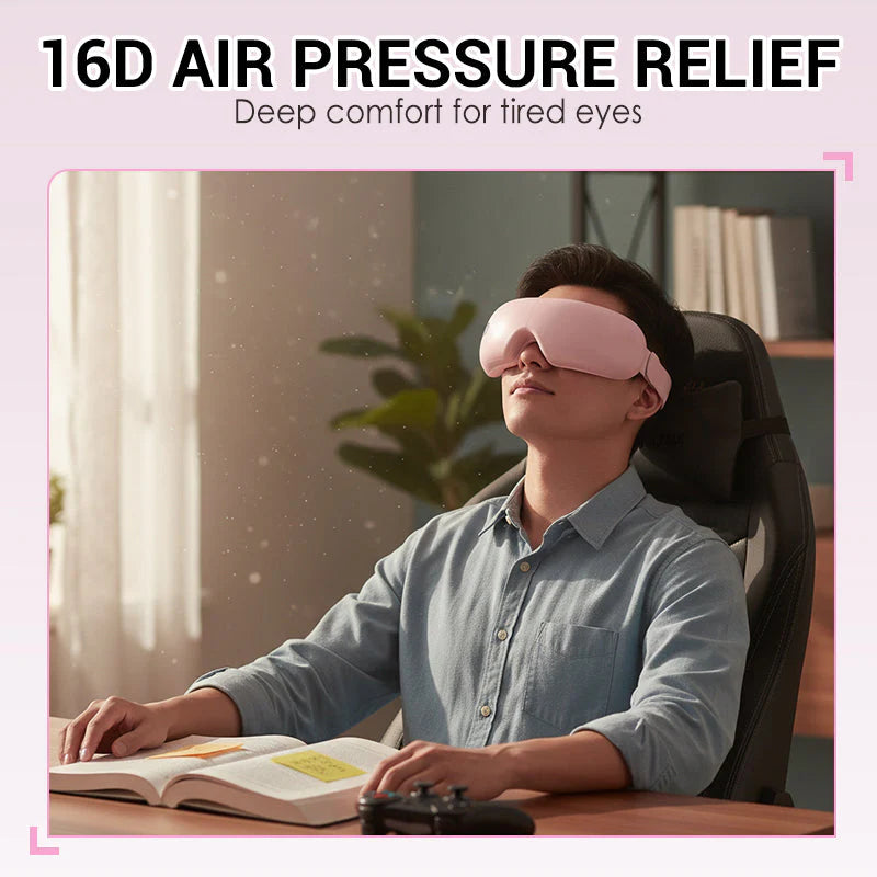👓 50% OFF NOW ! 🎵 Smart Music Eye Massager with Heat – Soothing Vibration, Bluetooth Connectivity & Portable Design 😌