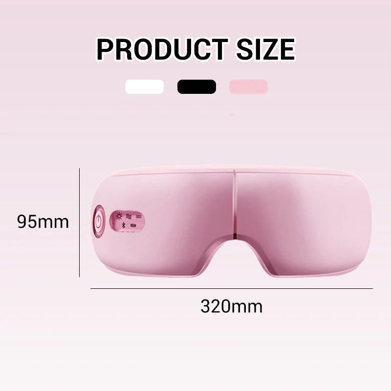 👓 50% OFF NOW ! 🎵 Smart Music Eye Massager with Heat – Soothing Vibration, Bluetooth Connectivity & Portable Design 😌