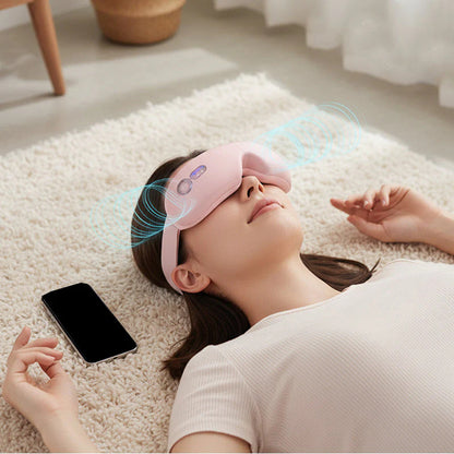 👓 50% OFF NOW ! 🎵 Smart Music Eye Massager with Heat – Soothing Vibration, Bluetooth Connectivity & Portable Design 😌