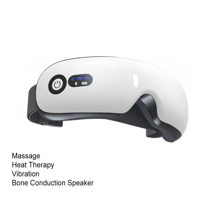 👓 50% OFF NOW ! 🎵 Smart Music Eye Massager with Heat – Soothing Vibration, Bluetooth Connectivity & Portable Design 😌