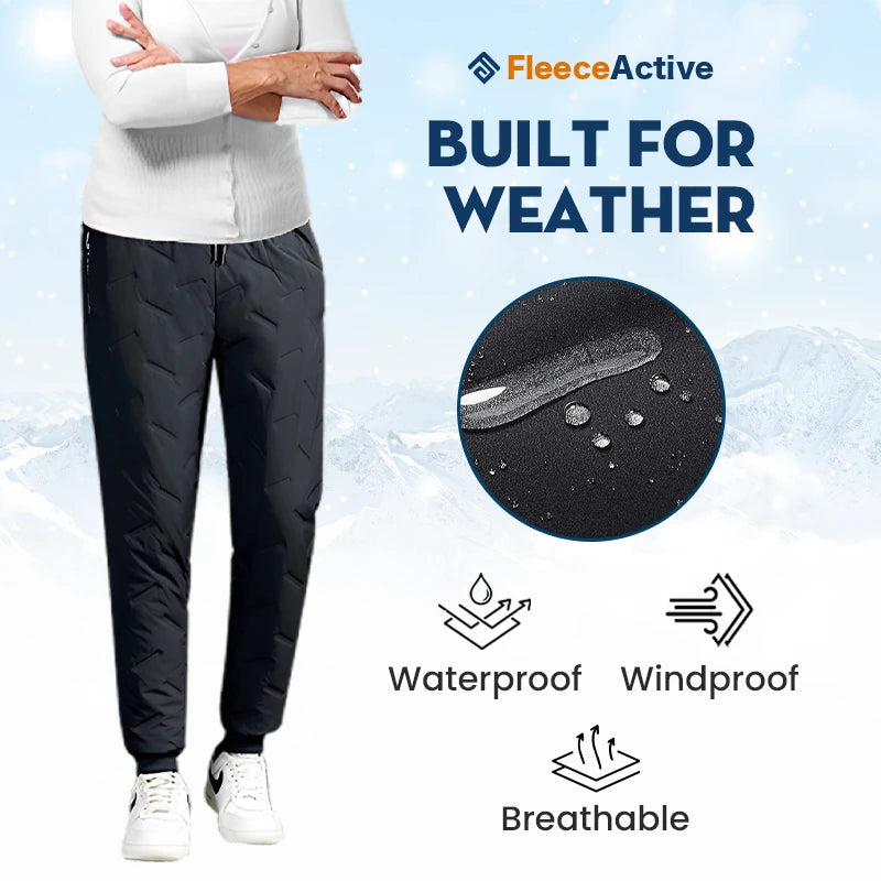 FleeceActive - VENTE DU DERNIER JOUR À 70 % - Pantalon imperméable unisexe doublé en polaire