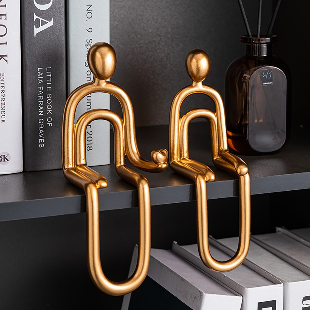 Abstract Paper Clip Decor