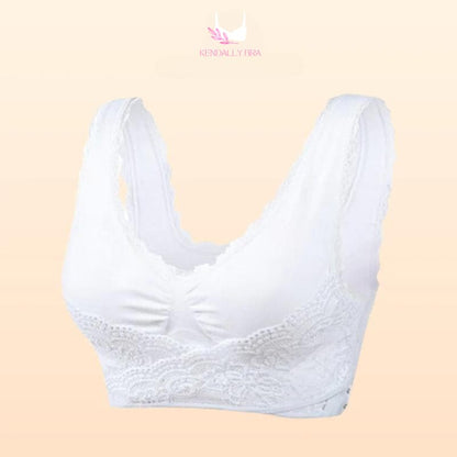 LAST DAY SALE 70% – Comfy Corset Bra Front Cross Side Buckle Lace Bras