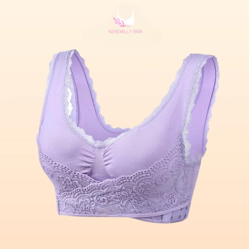 VENTE DU DERNIER JOUR 70% – Soutien-gorge corset confortable sur le devant avec boucle latérale croisée en dentelle