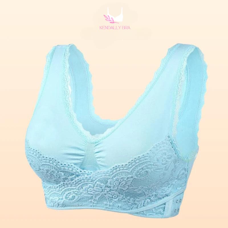 VENTE DU DERNIER JOUR 70% – Soutien-gorge corset confortable sur le devant avec boucle latérale croisée en dentelle