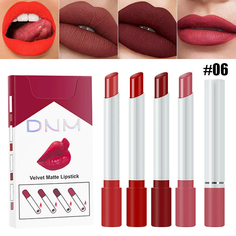 4PCS E PIPE COLOR CHANGING CIGARETTE LIPSTICK SET