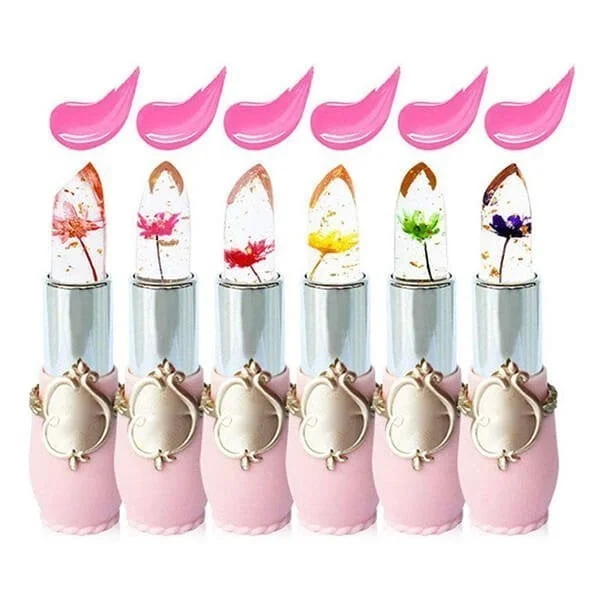 Lápiz labial que cambia de color Crystal Jelly Flower