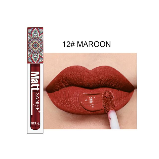 WATERPROOF LONG LASTING MATTE LIQUID LIPSTICK