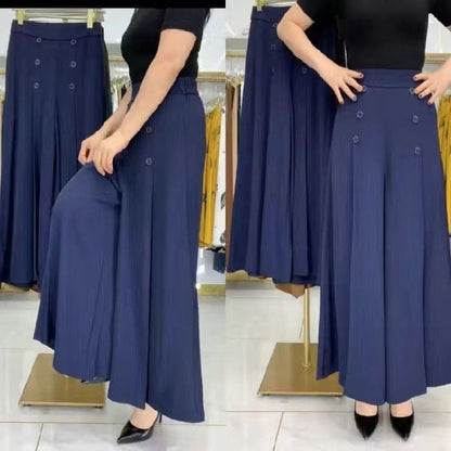 2024 New ✨Stylish Pleated Wide-leg Pants-🔥(Buy 2 Free Shipping)