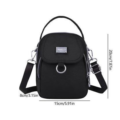 Waterproof Women Crossbody Bag Elegant Oxford Messenger Bags Simple for Work