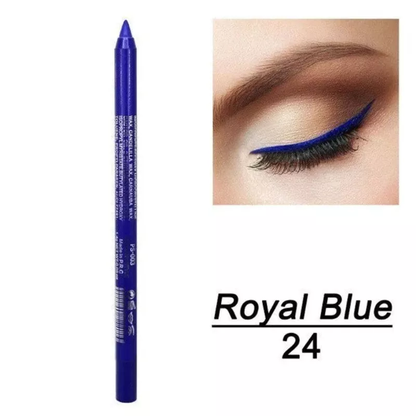 Long lasting colored eyeliner