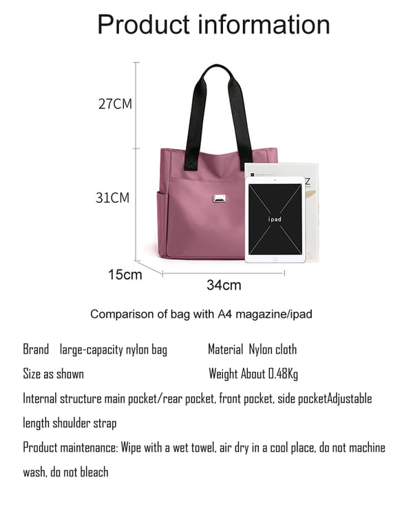 ⏰Vente chaude-49% de réduction🔥Sac à bandoulière en nylon multi-poches imperméable de grande capacité 2023👜