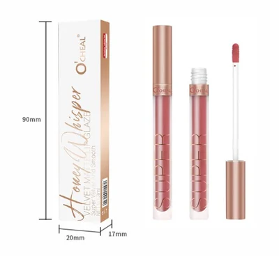 12 Colors Velvet Matte Long Lasting Lip Gloss