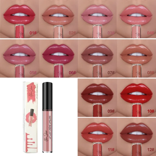 Lápiz labial con textura crema de 12 colores