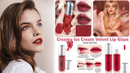 Creamy Ice Cream Velvet Lip Glaze