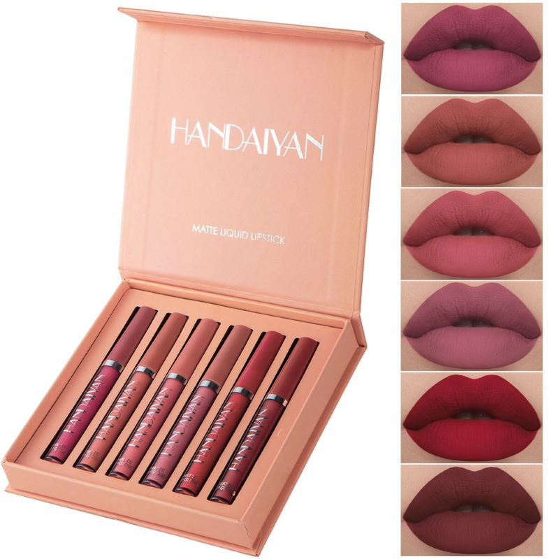 6 Piece Matte Liquid Lipstick