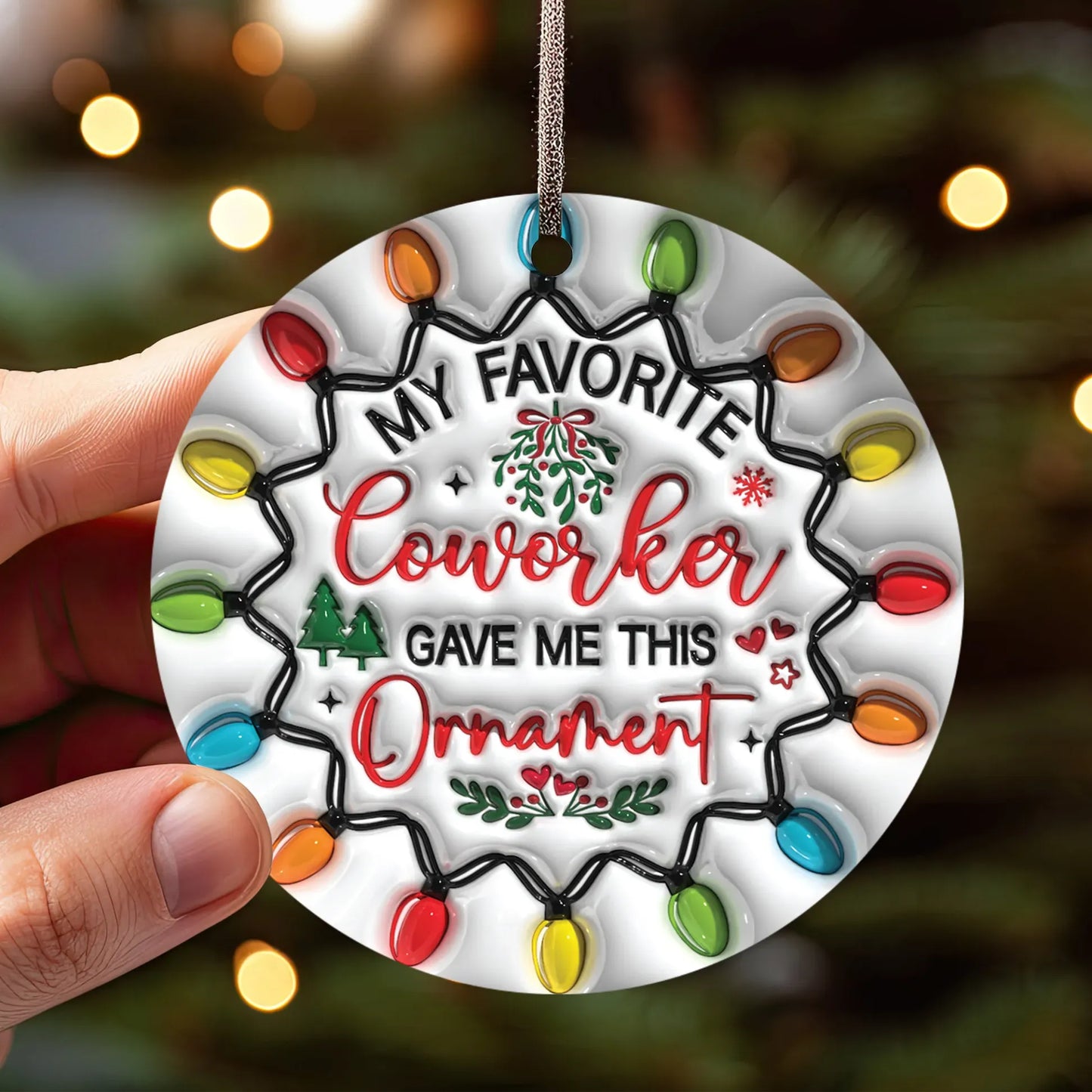 (🔥BLACK FRIDAY HOT SALE 70% OFF )-🎄CHRISTMAS ORNAMENT-🎁AWESOME FRIEND