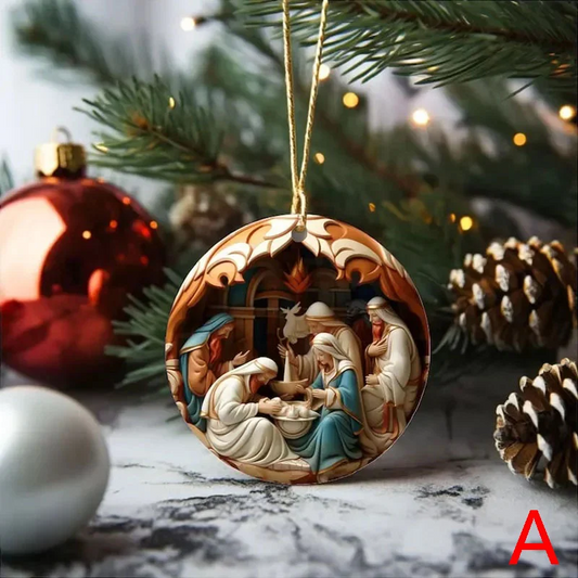 🔥Today's discount 45% off 🔥— Handmade Nativity Christmas ornament