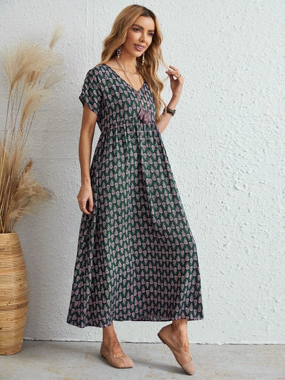 🌸VENTE CHAUDE 2023 - 49% DE RÉDUCTION🌸NOUVELLE Robe vintage à col en V 2023