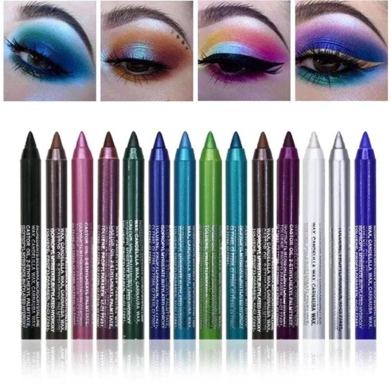 Long lasting colored eyeliner