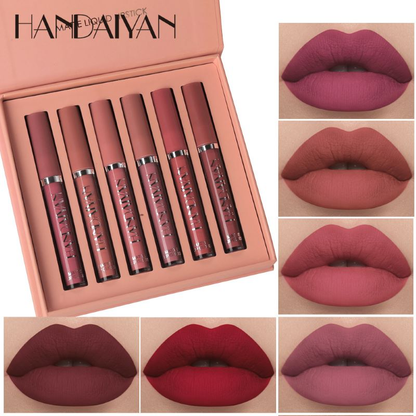 6 Piece Matte Liquid Lipstick